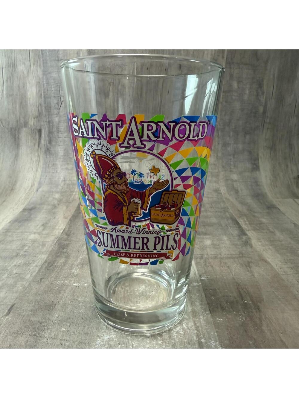 Saint Arnold Summer Pils Pint Beer Class Colorful Hard To Find Summer Texas